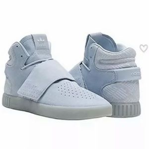 adidas Tubular Invader Strap Easy Blue Tennis Shoe size 10